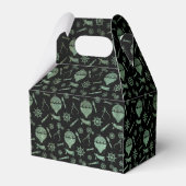 Ballotins Steampunk Verdigris Balloon Monogram Gable (Arrière)