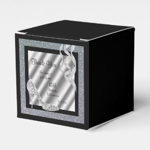 Ballotins Stiletto et Streamers de la Glitterie Argent