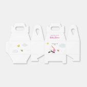 Ballotins Stores rustique avec Baby shower de fille d'abeill (Déplié)