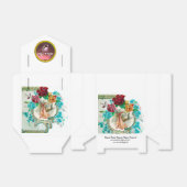 Ballotins STORK BÉBÉ FILLE DOUCHE ROSE GEM MONOGRAM Blanc (Déplié)