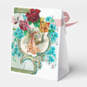 Ballotins STORK BÉBÉ FILLE DOUCHE ROSE GEM MONOGRAM Blanc (Arrière)