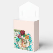 BALLOTINS STORK BÉBÉ FILLE DOUCHE ROSE GEM PIERRE MONOGRAM (Ouvert)