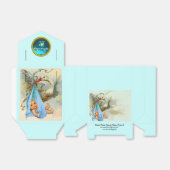 BALLOTINS STORK BÉBÉ GARÇON DOUCHE BLUE GEM PIERRE MONOGRAM (Déplié)