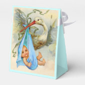 BALLOTINS STORK BÉBÉ GARÇON DOUCHE BLUE GEM PIERRE MONOGRAM (Arrière)
