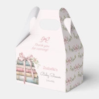 Storybook New Chapter rose ruban baby shower fille