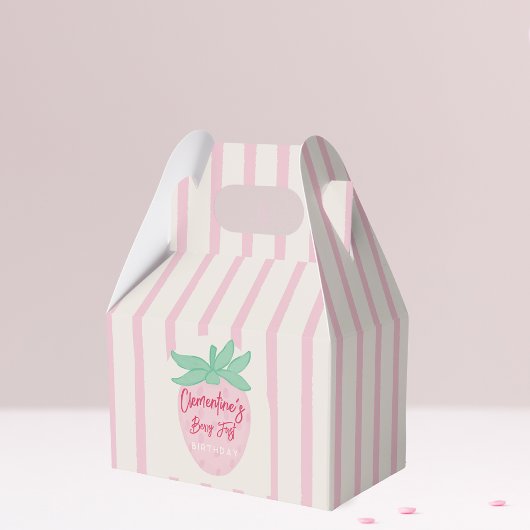 Ballotins Strawberry Berry First Favor Box