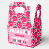 Ballotins Strawberry First Birthday Celebration Thank You (Ouvert)