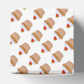 Ballotins Strawberry Iced Bun Cake Pattern (Haut)