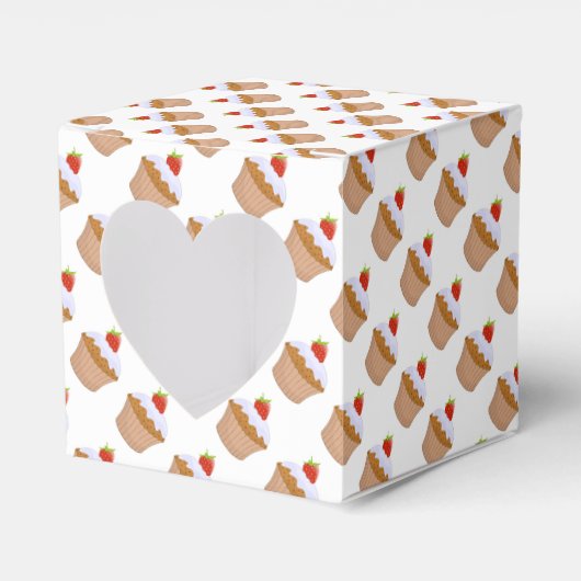 Ballotins Strawberry Iced Bun Cake Pattern (Verso)