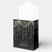 Ballotins String Lights & Balloons Sweet 16 Black/Gold ID473 (Ouvert)