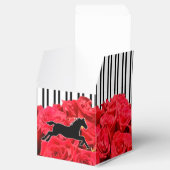 Ballotins Stripes Aquarelle Roses Derby Horse 2" (Ouvert)