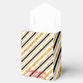 Ballotins Stripes Gold Parties scintillant Black Boho Popula (Ouvert)