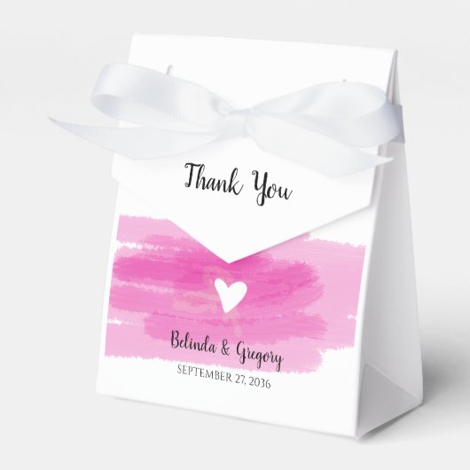 Ballotins Strokes de peinture simple et Mariage cardiaque (Verso)