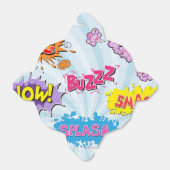 Ballotins Style bande dessinée Fille Super Hero Design (Déplié)