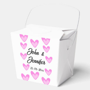 Ballotins style de texte simple et blanc mariage