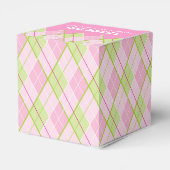 Ballotins style Jacquard rose dames merci golf boîte cadeau (Arrière)