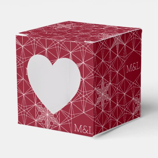 Ballotins Style japonais Mariage Snowflake (Verso)