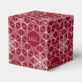 Ballotins Style japonais Mariage Snowflake (Arrière)