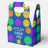 Ballotins Style Rétro Néon Bleu Thème Pickleball Anniversair (Ouvert)