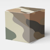 Ballotins Stylish Camouflage Pattern Classic Favor Boxes (Verso)