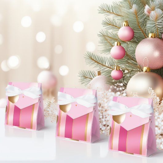 Ballotins Stylish rose et métallisé