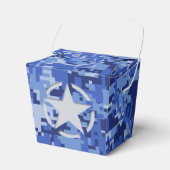 Ballotins Stylo Star Retro Camouflage bleu marine (Verso)