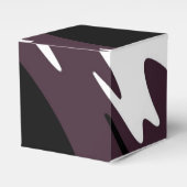 Ballotins Submersion : Noir Abstrait, Blanc, Violet & Vert (Verso)