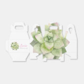 Ballotins Succulent : Partie personnalisée (Déplié)