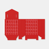 Ballotins Sucre de canne sur Ballotin rouge (Déplié)