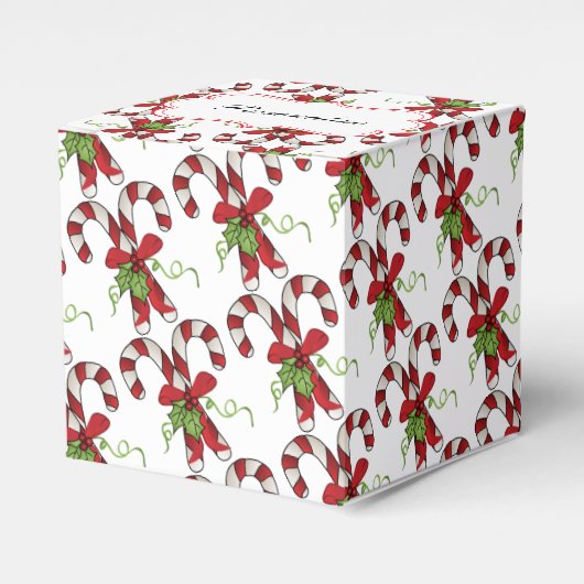 Ballotins Sucres de canne à bandes avec Holly et Bow (Verso)