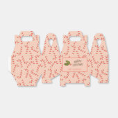 Ballotins Sucres de canne de Noël roses Peachy (Déplié)