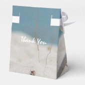 Ballotins Suite à thème de mariage de plage coordonnée Merci (Arrière)