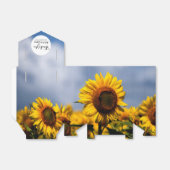 Ballotins Sunflower Blue Sky Rustique Mariage (Déplié)