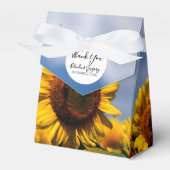 Ballotins Sunflower Blue Sky Rustique Mariage (Verso)