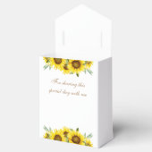 Ballotins Sunflower Boho Baby Girl Douche (Ouvert)