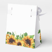 Ballotins Sunflower Wedding Favor Box (Arrière)