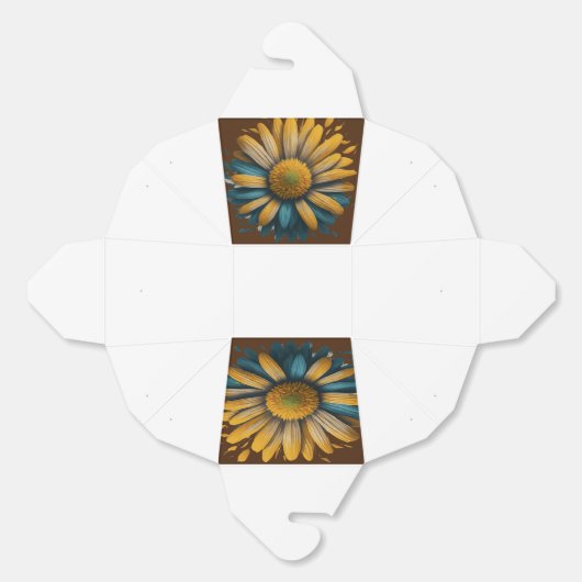 Ballotins Sunshine Daisy casquette design rayonnant (Déplié)