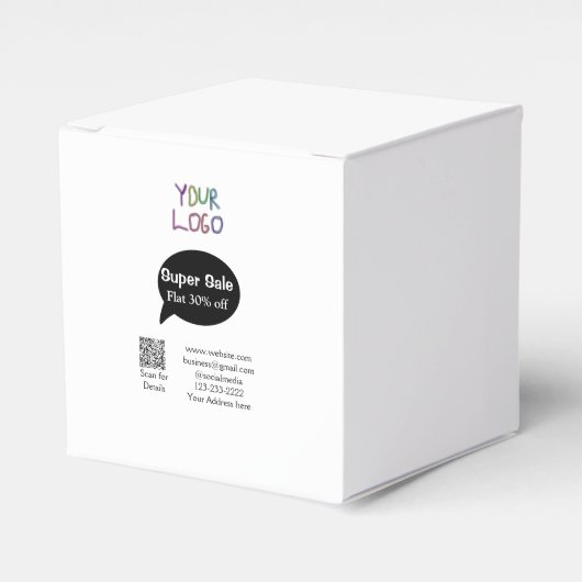 Ballotins super affaire entreprise remise scannez le code QR (Verso)