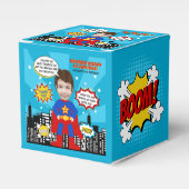 Ballotins Super Hero Comic Style Boy Photo Anniversaire (Verso)