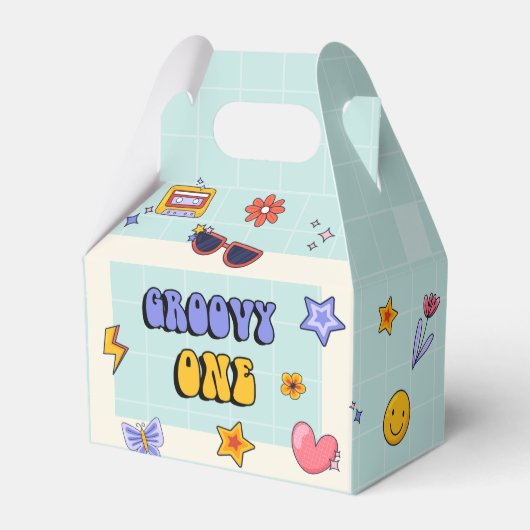 Ballotins Super One Hippie Retro fête d'anniversaire (Verso)