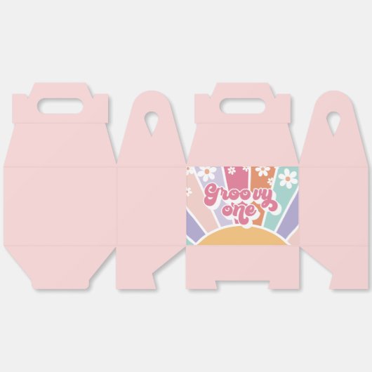 Ballotins Super un Sunshine rétro Rainbow Daisy (Déplié)