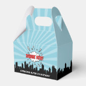 Ballotins Superhero Comic fête d'anniversaire (Arrière)