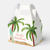 Ballotins Surf tropical bébé à bord Baby shower (Arrière)