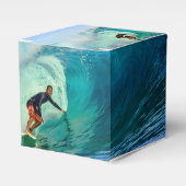 Ballotins Surf Wave Rider Party Favoriser les boîtes (Verso)