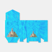Ballotins Suricate sur fond bleu épongé, (Déplié)