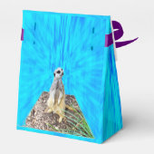 Ballotins Suricate sur fond bleu épongé, (Arrière)