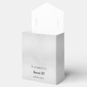 Ballotins Sweet 16 ballons d'or d'argent merci (Ouvert)