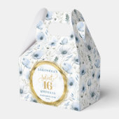 Ballotins Sweet 16 Ballotin Boho Dusty Blue Floral Éperches (Verso)