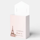 Ballotins Sweet 16 or rose Paris merci (Ouvert)