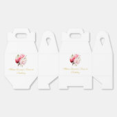 Ballotins Sweet 16 Personalized Floral Party Favors (Déplié)